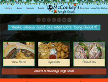 Tablet Screenshot of mcconkeysjungleshack.com